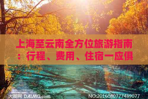 上海至云南全方位旅游指南：行程、费用、住宿一应俱全报价详解