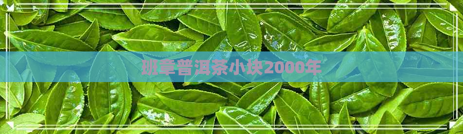 班章普洱茶小块2000年