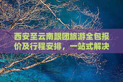 西安至云南跟团旅游全包报价及行程安排，一站式解决用户疑虑和需求