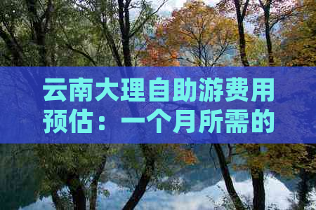 云南大理自助游费用预估：一个月所需的旅游预算分析