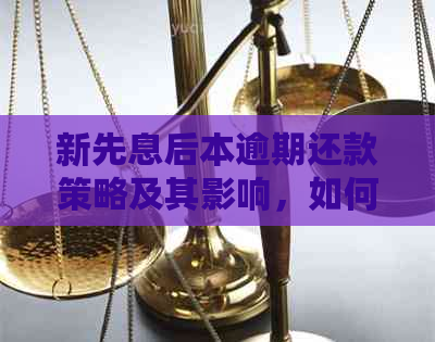 新先息后本逾期还款策略及其影响，如何避免逾期？