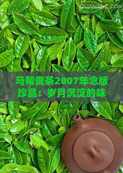 马帮贡茶2007年念版珍品：岁月沉淀的味道与传奇故事