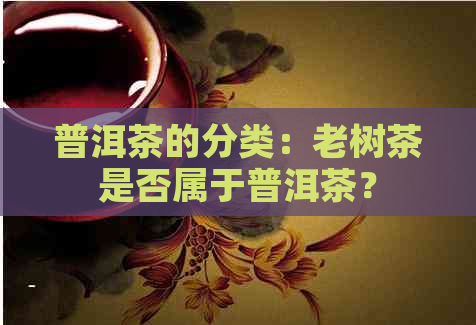 普洱茶的分类：老树茶是否属于普洱茶？