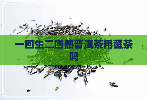 一回生二回熟普洱茶用醒茶吗