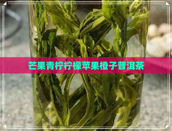 芒果青柠柠檬苹果橙子普洱茶