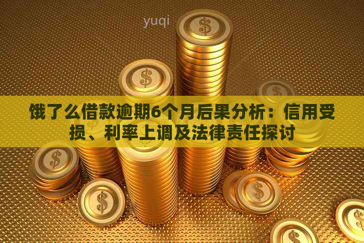 饿了么借款逾期6个月后果分析：信用受损、利率上调及法律责任探讨