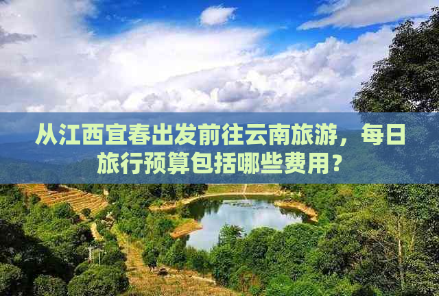 从江西宜春出发前往云南旅游，每日旅行预算包括哪些费用？