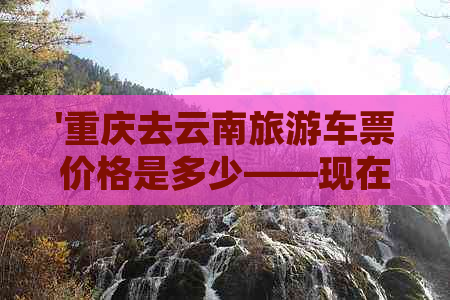 '重庆去云南旅游车票价格是多少——现在，去云南旅游费用'。