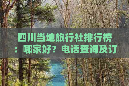 四川当地旅行社排行榜：哪家好？电话查询及订金退款政策，含国旅信息