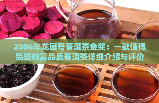 2006年龙园号普洱茶金奖：一款值得品鉴的高品质普洱茶详细介绍与评价