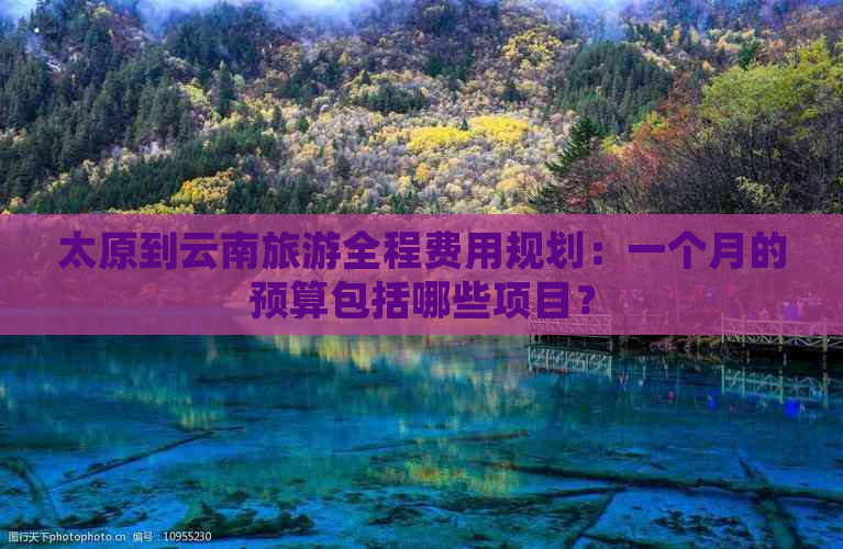 太原到云南旅游全程费用规划：一个月的预算包括哪些项目？