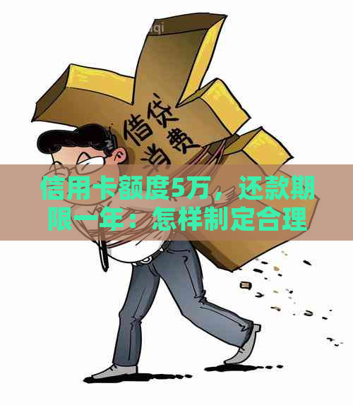 信用卡额度5万，还款期限一年：怎样制定合理的还款计划？