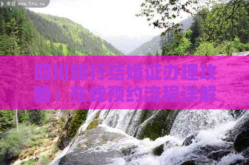 四川旅行结婚证办理攻略：在线预约流程详解