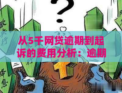 从5千网贷逾期到起诉的费用分析：逾期一个月可能需要多少钱？