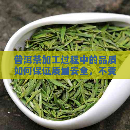 普洱茶加工过程中的品质如何保证质量安全，不变，以及保持高品质。