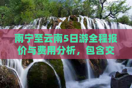 南宁至云南5日游全程报价与费用分析，包含交通、住宿、景点门票等详细费用