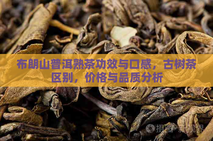 布朗山普洱熟茶功效与口感，古树茶区别，价格与品质分析