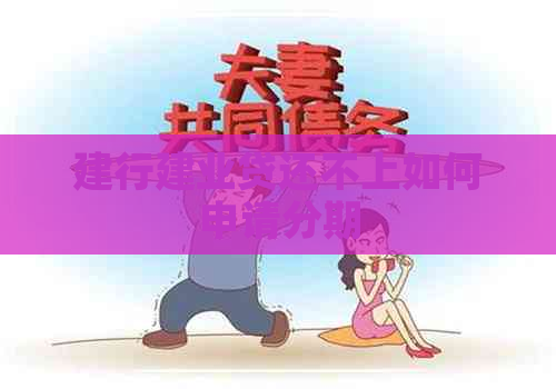 建行建业贷还不上如何申请分期