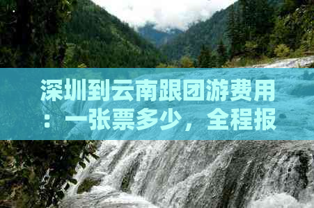 深圳到云南跟团游费用：一张票多少，全程报价，旅游团报价，全程多少钱