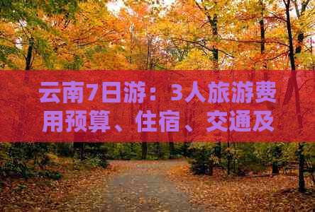 云南7日游：3人旅游费用预算、住宿、交通及景点推荐全解析