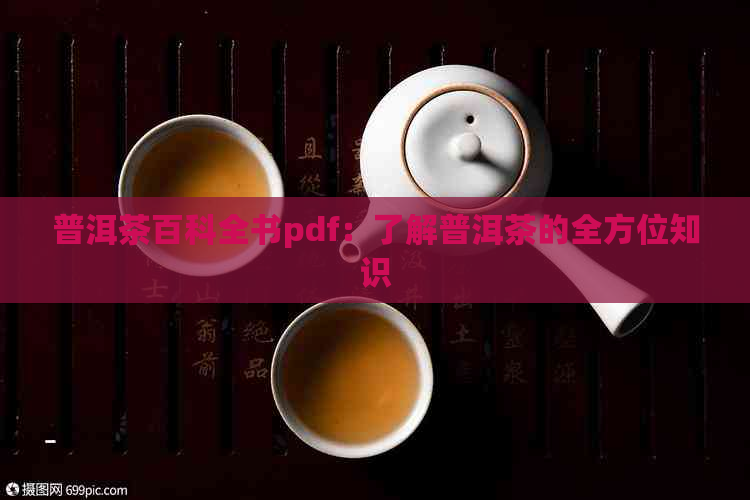 普洱茶百科全书pdf：了解普洱茶的全方位知识