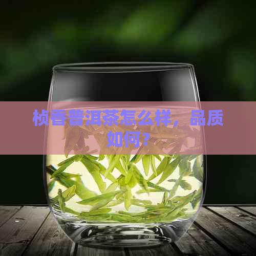 桢香普洱茶怎么样，品质如何？