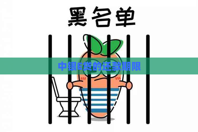 中银E贷的还款期限