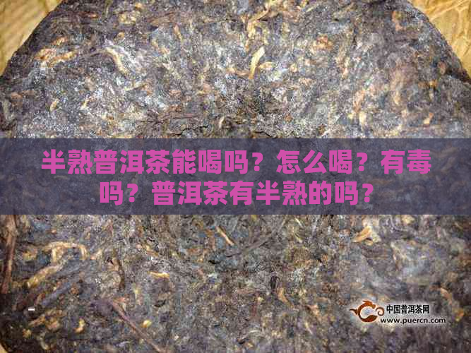 半熟普洱茶能喝吗？怎么喝？有吗？普洱茶有半熟的吗？