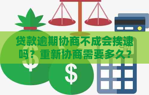 贷款逾期协商不成会挨逮吗？重新协商需要多久？贷款还不上怎么办？