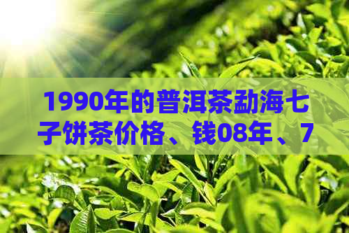 1990年的普洱茶勐海七子饼茶价格、钱08年、757605年