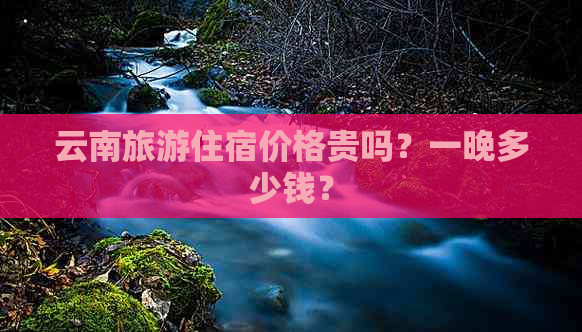 云南旅游住宿价格贵吗？一晚多少钱？