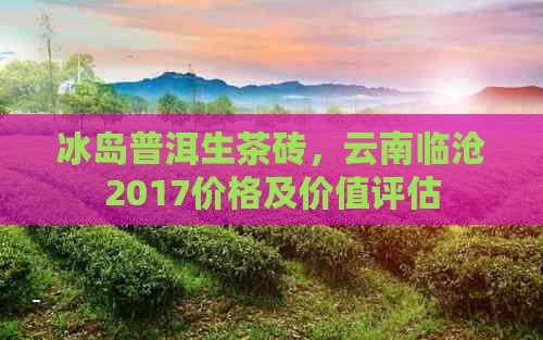 冰岛普洱生茶砖，云南临沧2017价格及价值评估