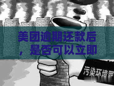 美团逾期还款后，是否可以立即再次借款？逾期还款对后续贷款影响如何？