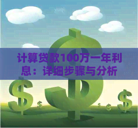 计算贷款100万一年利息：详细步骤与分析