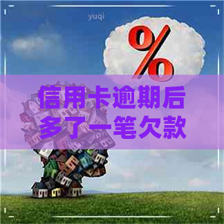 信用卡逾期后多了一笔欠款怎么处理