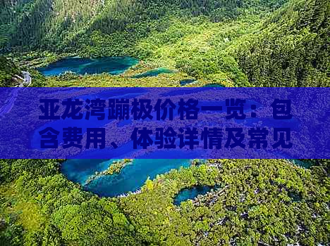 亚龙湾蹦极价格一览：包含费用、体验详情及常见疑问解答