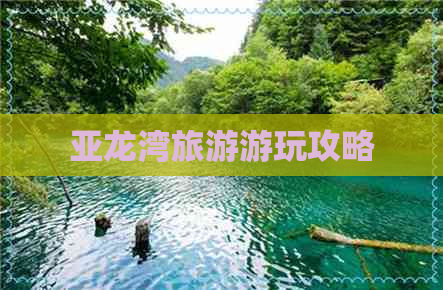 亚龙湾旅游游玩攻略