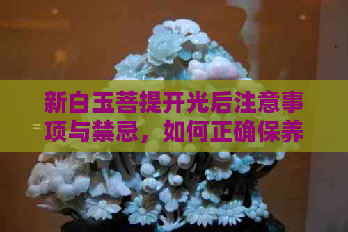 新白玉菩提开光后注意事项与禁忌，如何正确保养与使用？