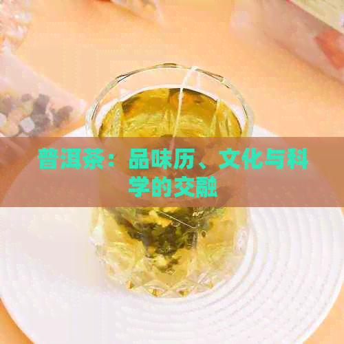 普洱茶：品味历、文化与科学的交融