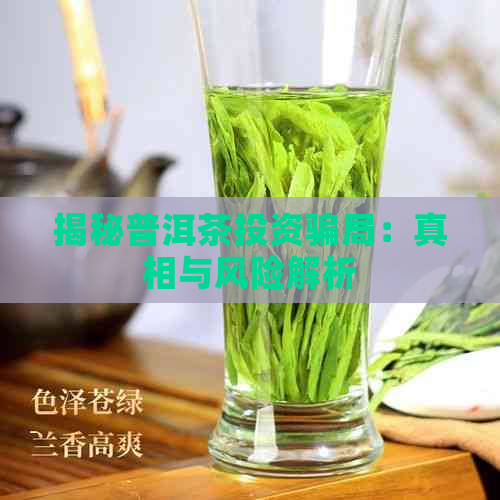 揭秘普洱茶投资骗局：真相与风险解析