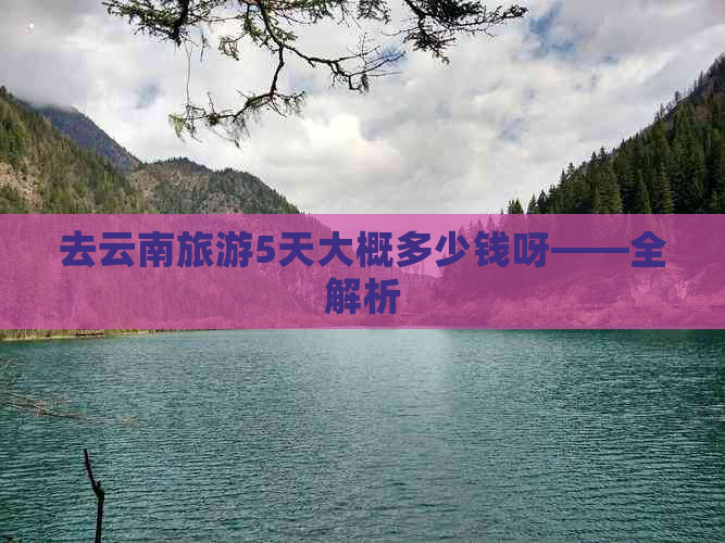 去云南旅游5天大概多少钱呀——全解析