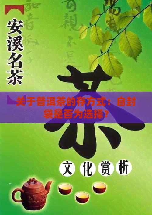 关于普洱茶的存方式：自封袋是否为选择？