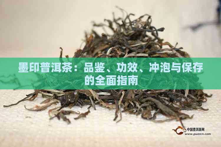 墨印普洱茶：品鉴、功效、冲泡与保存的全面指南