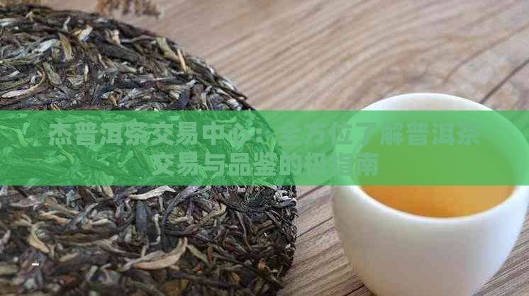 杰普洱茶交易中心：全方位了解普洱茶交易与品鉴的极指南