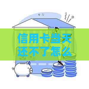 信用卡当天还不了怎么办