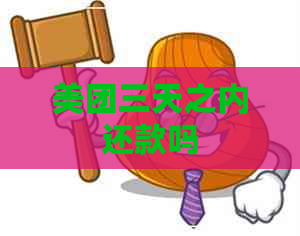 美团三天之内还款吗