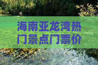 海南亚龙湾热门景点门票价格一览及优惠信息汇总