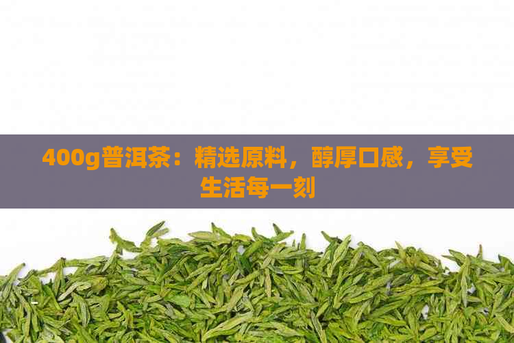 400g普洱茶：精选原料，醇厚口感，享受生活每一刻