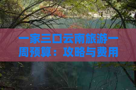 一家三口云南旅游一周预算：攻略与费用分析