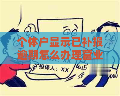 个体户显示已补报逾期怎么办理营业执照及相关业务